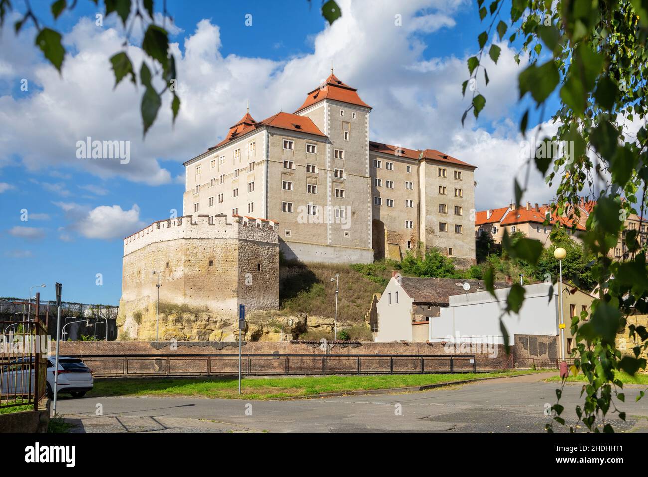 Castello di Mlada Boleslav, Regione Boema Centrale, Cechia Foto Stock