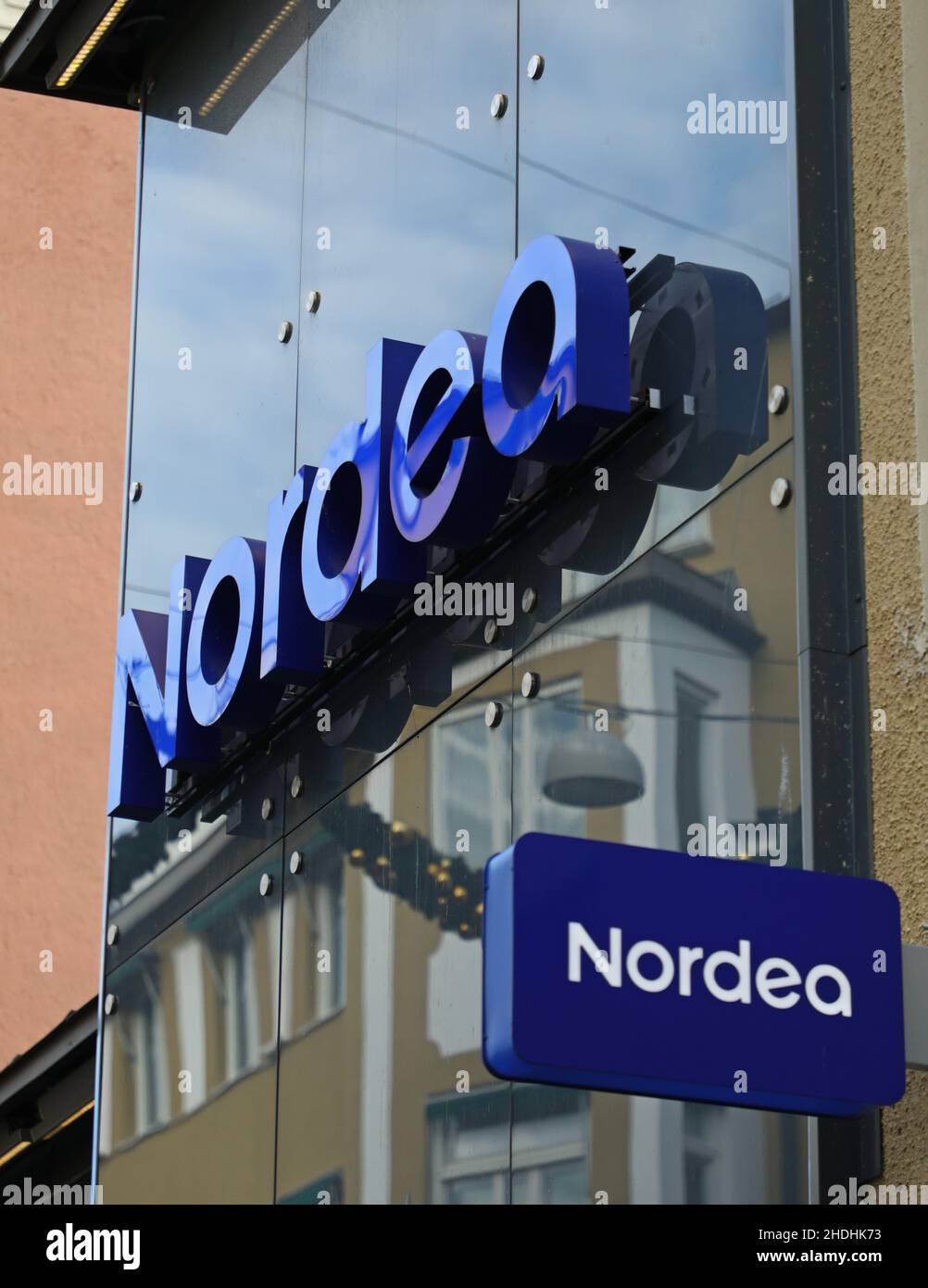 Nordea banca. Foto Stock