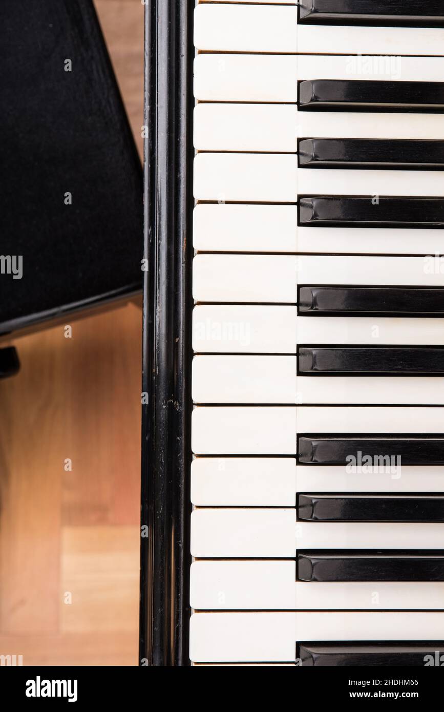 tastiere piano, piano, pianoforte, pianoforte Foto Stock
