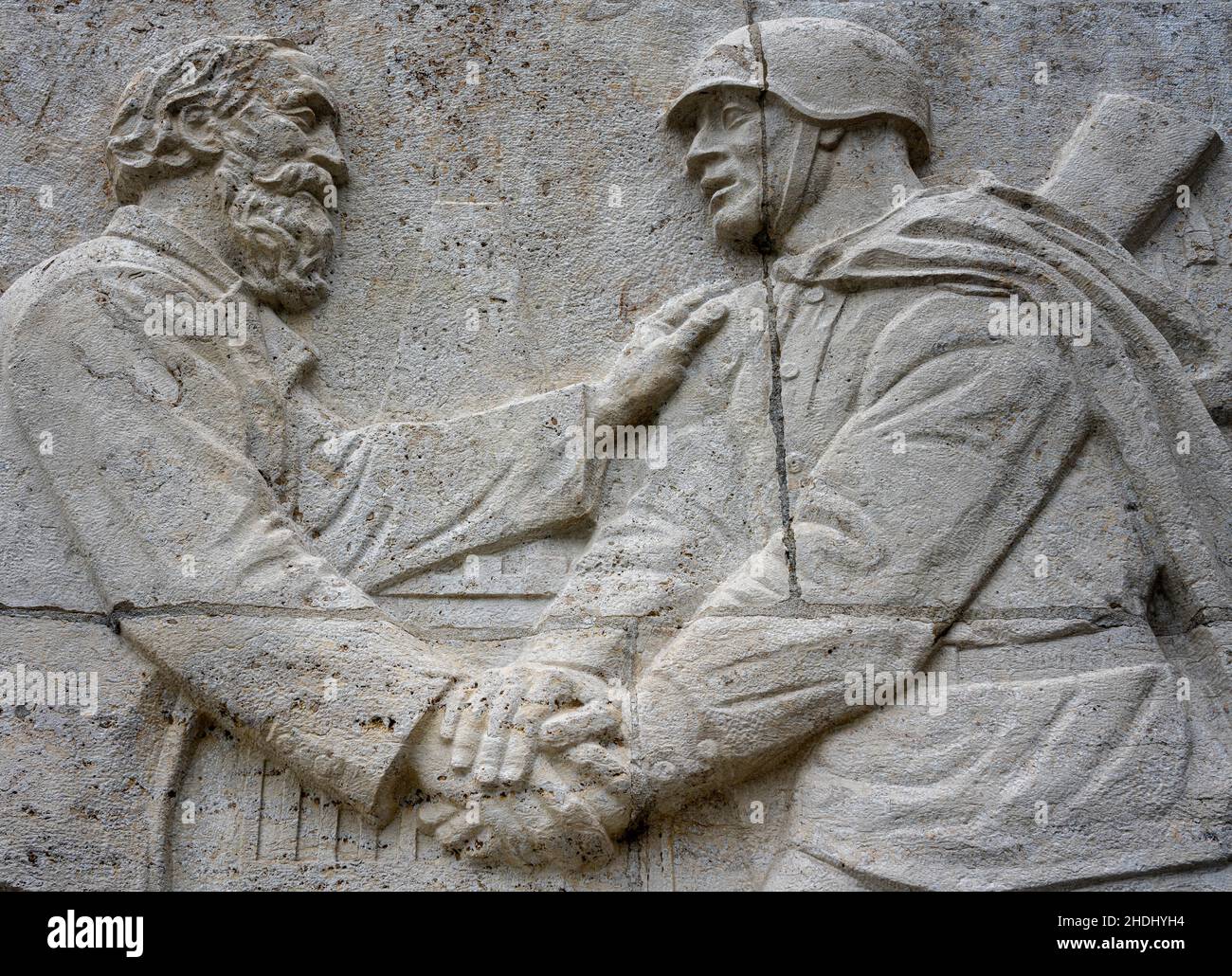 memoriale, memoriale di guerra sovietico, esercito rosso, rilievo, memoriali, memoriali di guerra sovietici, eserciti rossi Foto Stock