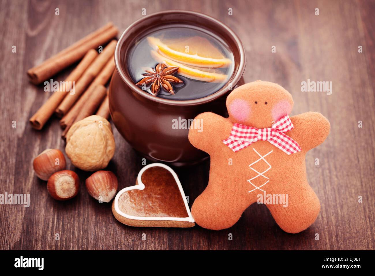 natale, vin brulé, glogg, buon natale, x-mas, xmas, vin brulé, glogs, punch Foto Stock