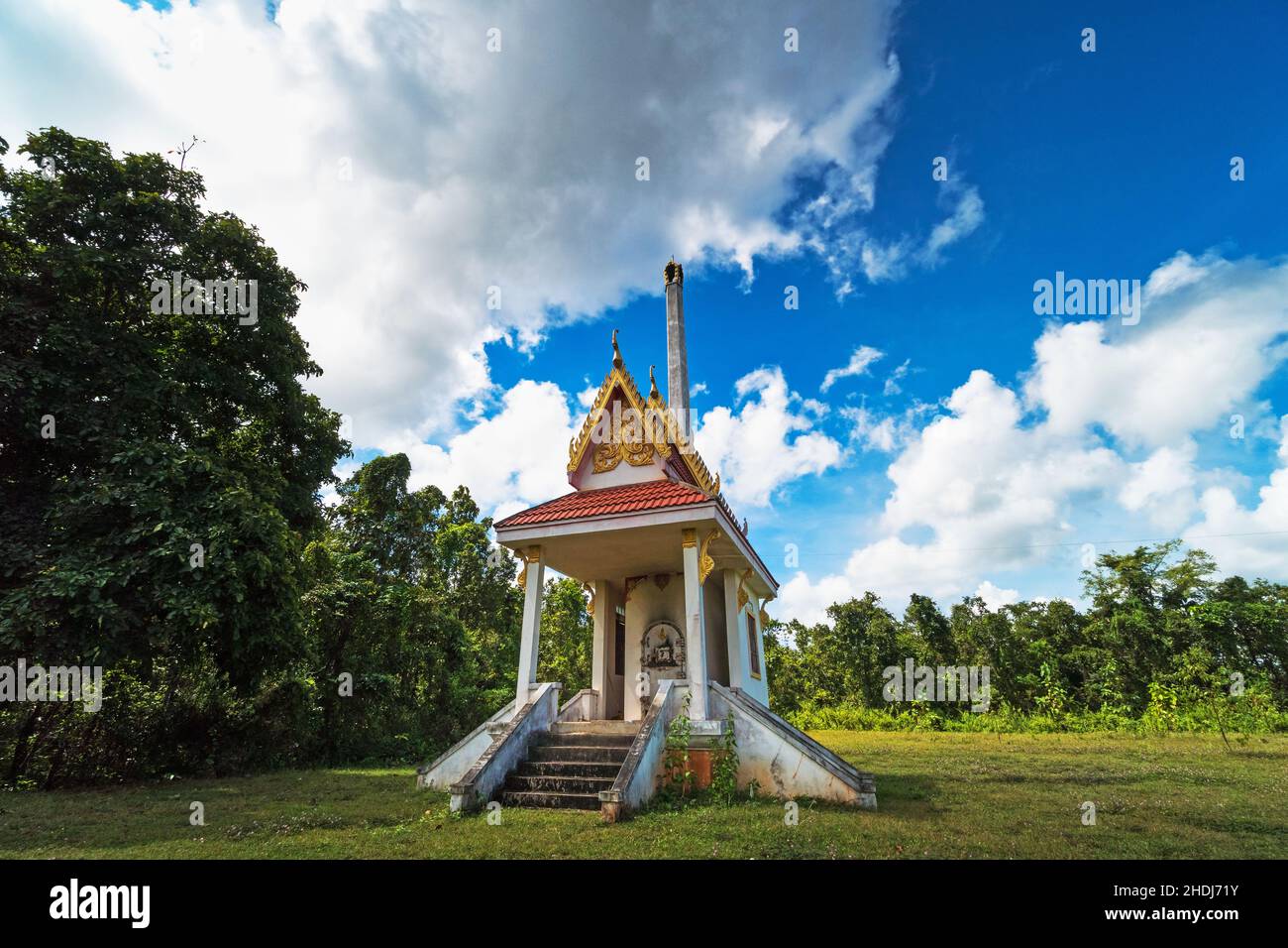 buddismo, cremazione, crematorio, buddhismi Foto Stock