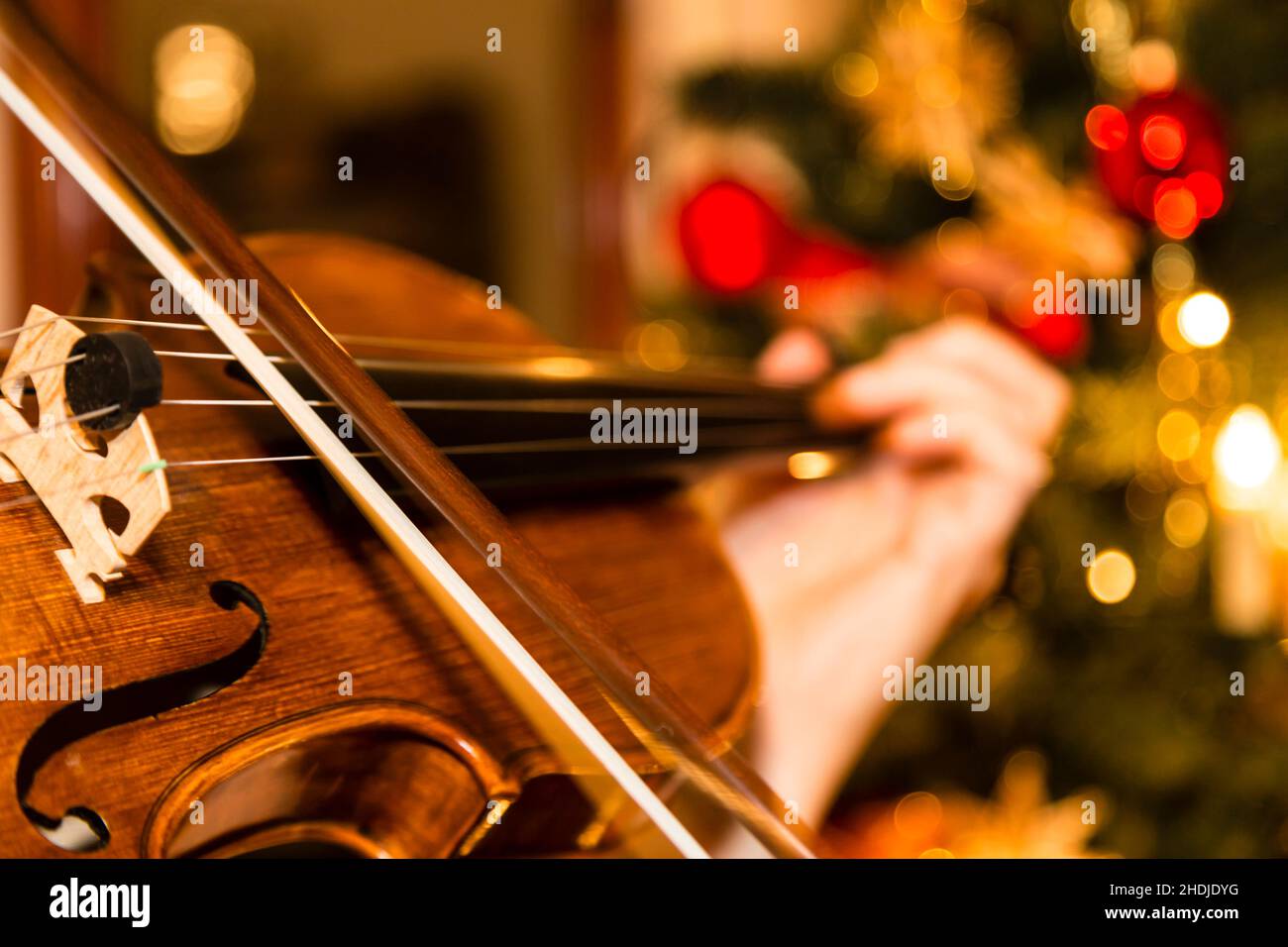 violino, musica, musica natalizia, violini, musica, musiche di natale Foto Stock