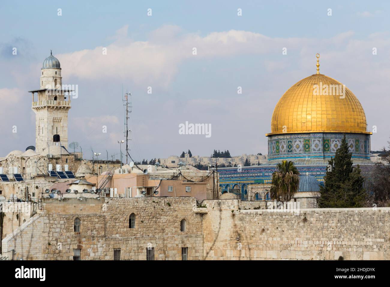 monte del tempio, cupola della roccia, gerusalemme, monti del tempio, cupola delle rocce, jerusalem Foto Stock