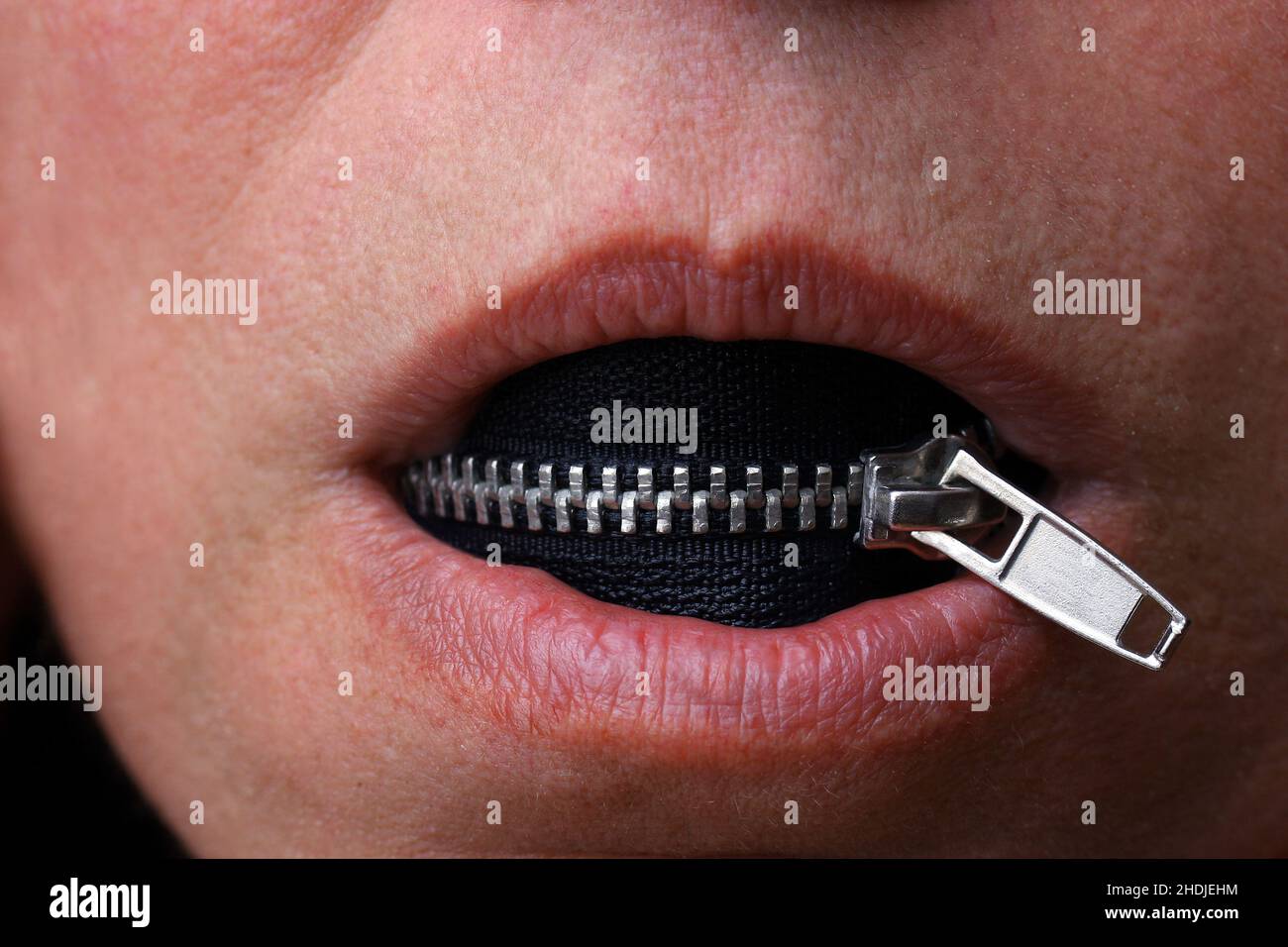 censura, mute, soppressione, divieto di parola, censura, muti, soppressioni, proibiti, divieti vocali Foto Stock