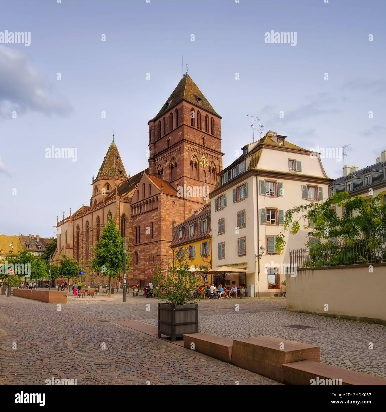 strasburgo, chiesa di san tommaso, borghesia di san tommaso Foto Stock