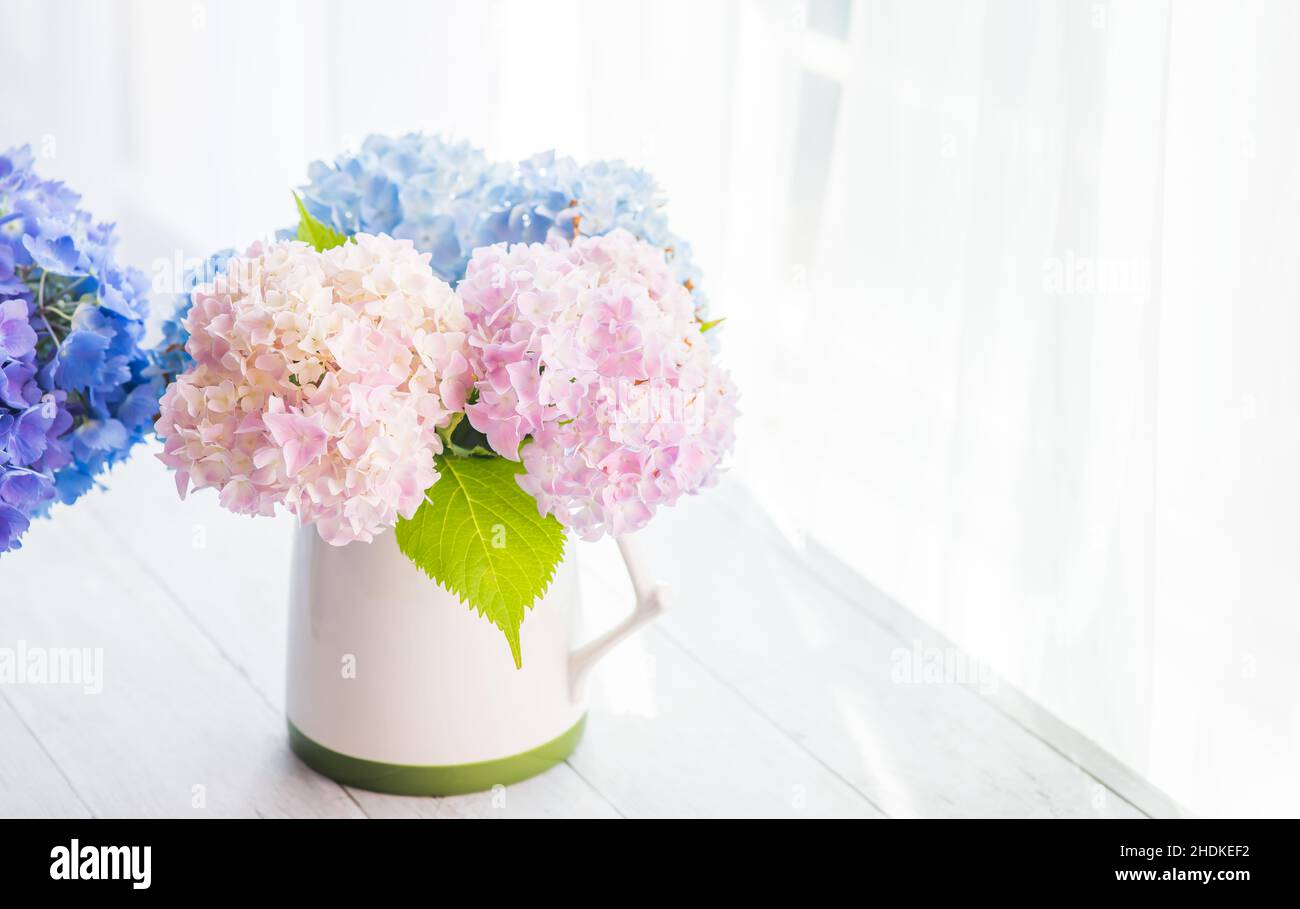 Happy Mother's Day primavera sfondo floreale con spazio per la copia del testo Foto Stock