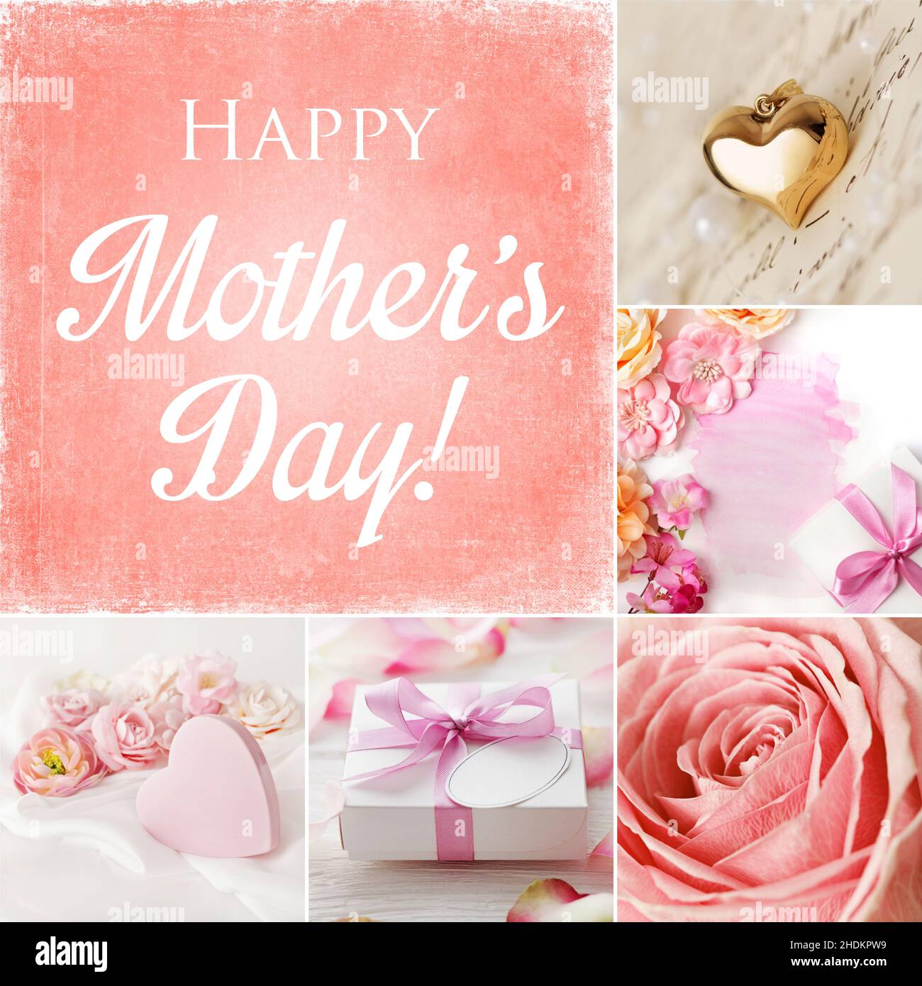 Felice Festa della mamma Foto Stock