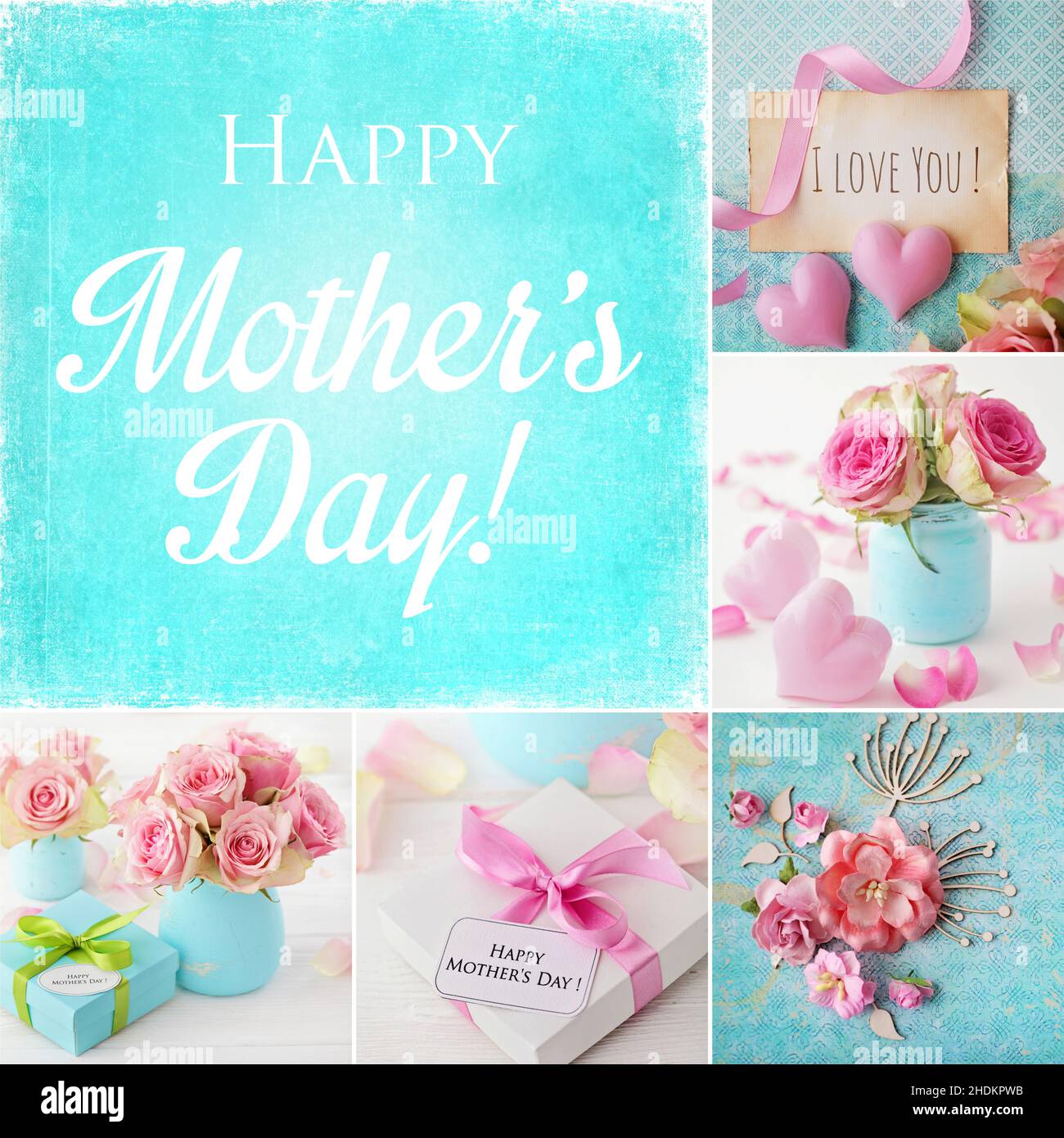 Felice Festa della mamma Foto Stock