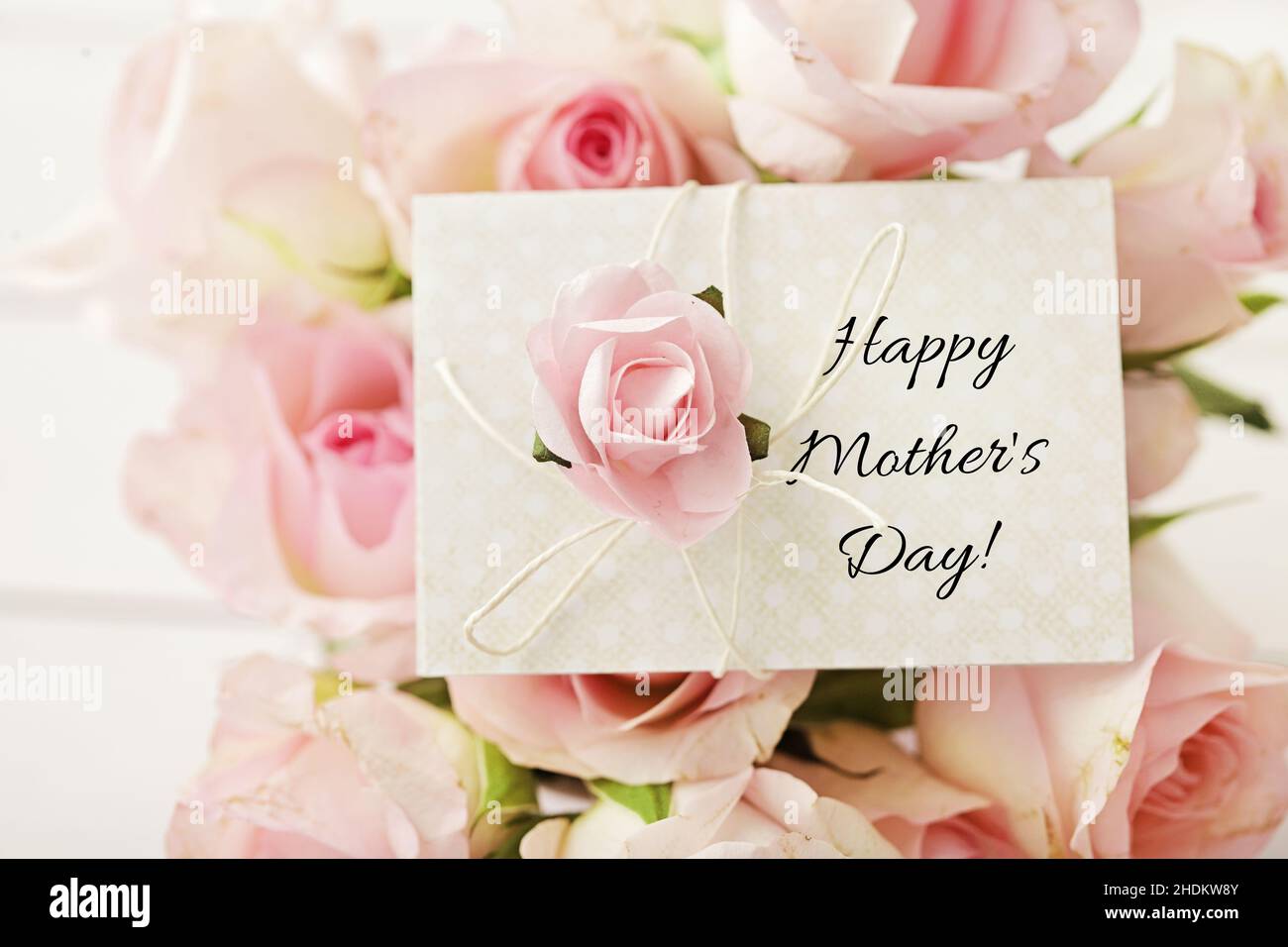 Felice Festa della mamma Foto Stock