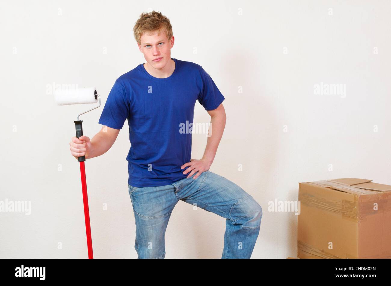 spostare, eliminare, spostarsi, dipingere, rinnovare, lavoro di verniciatura, spostamento, riposizionamento, eliminazione, spostamento, rilocazione, disegno, ristrutturazione, lavori di verniciatura Foto Stock