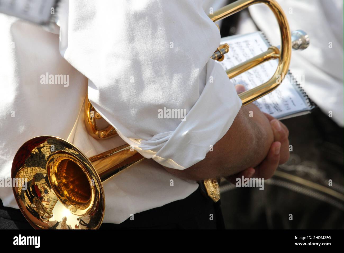 strumento in ottone, tuba, strumenti in ottone, tube Foto Stock