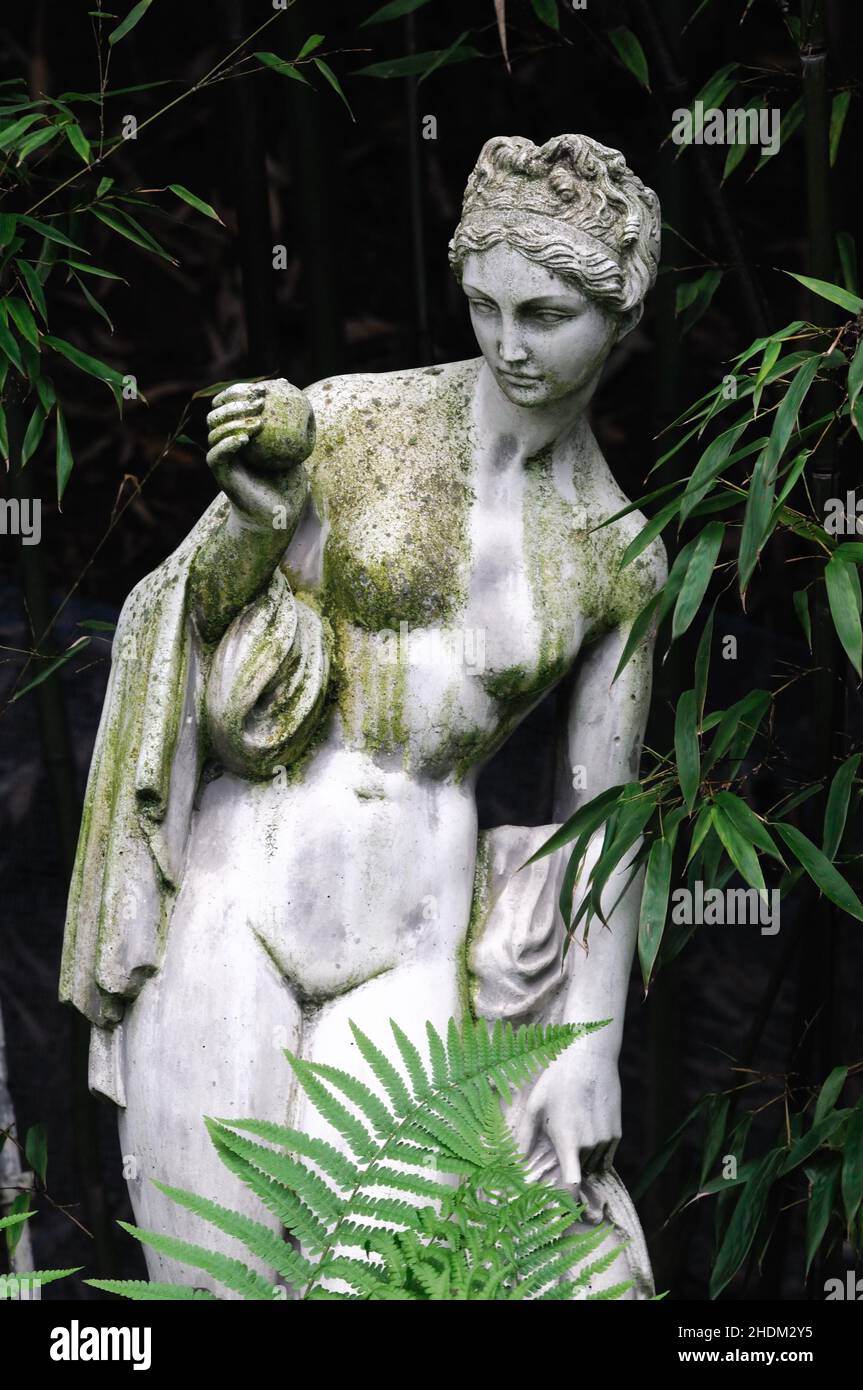 eva, scultura giardino, eva Foto Stock