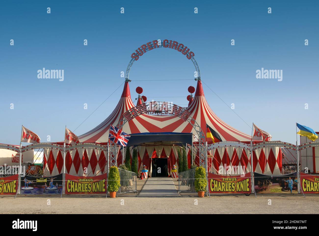 circo, tenda circense, tende circensi Foto Stock