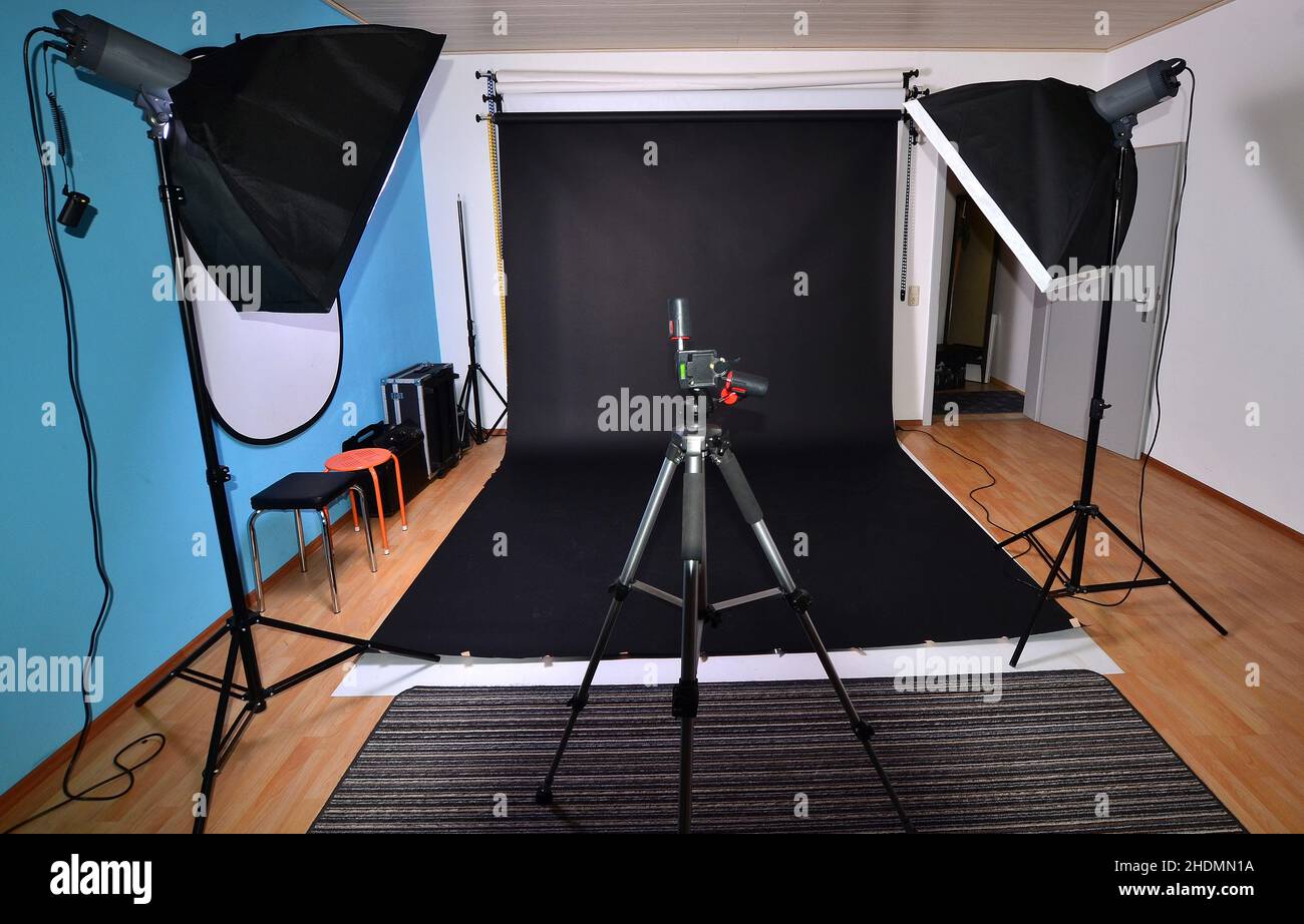 studio fotografico, studio fotografico Foto Stock