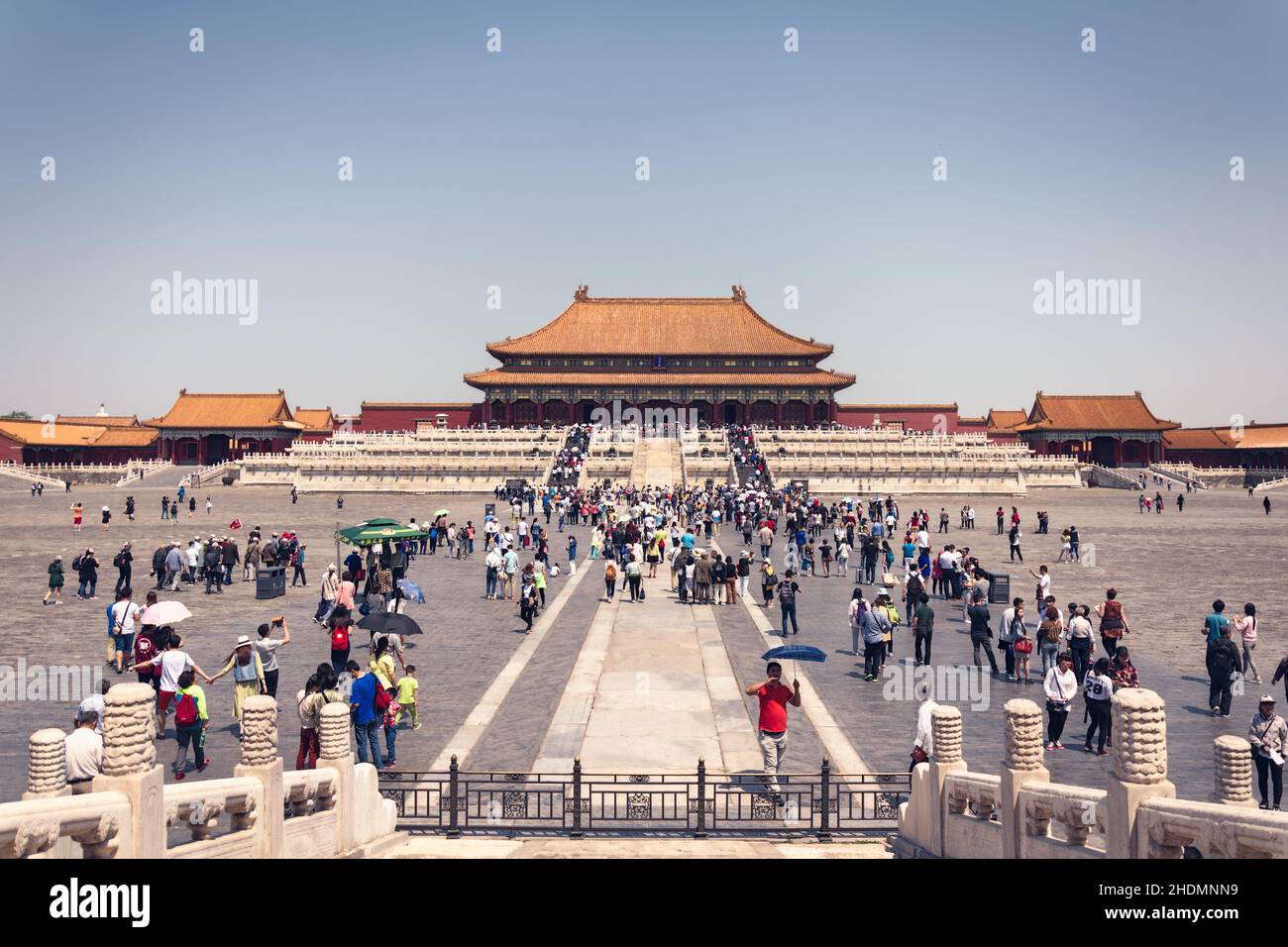 attrazioni turistiche, pechino, tiananmen, palazzo imperiale, luoghi di interesse, vista, tianananmen, palazzi imperiali Foto Stock