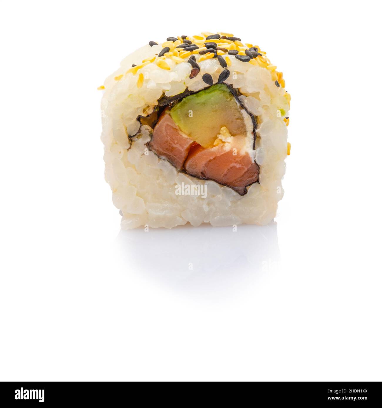 sushi, dentro fuori rotoli, sushi Foto Stock