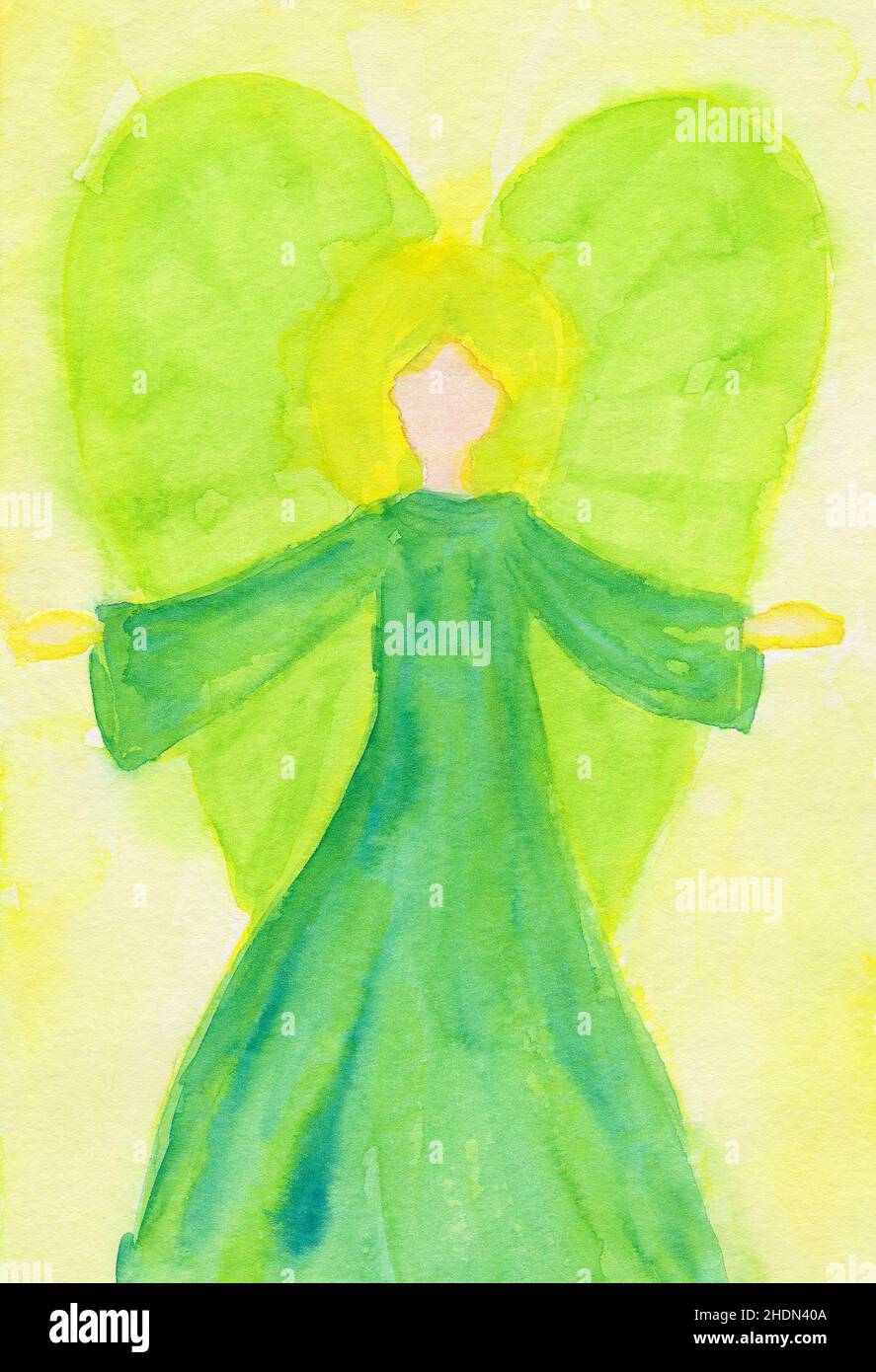 illustrazione, angelo, illustrazioni, angeli Foto Stock