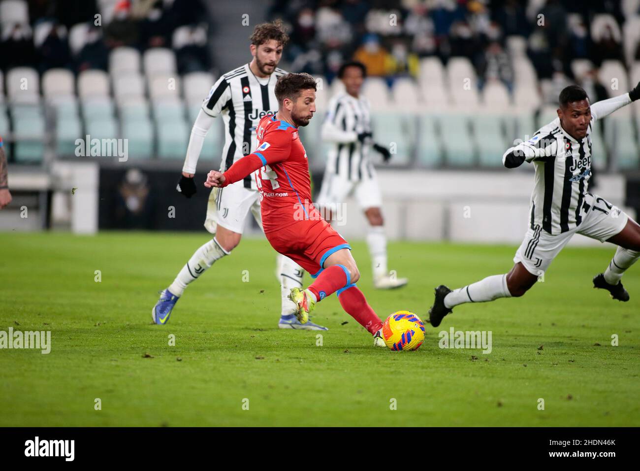 Torino, Italia. 22nd Dic 2021. Juventus Napoli, 06 gennaio 2022, Stadio Allianz, Torino Credit: Nderim Kaceli/Alamy Live News Foto Stock