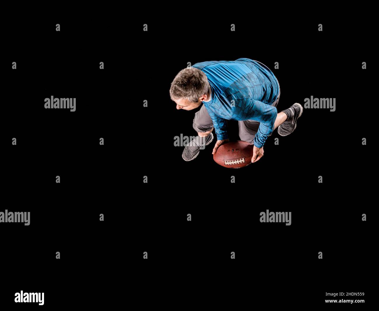 atleta, atleta, atleta, atleta, sport di palla, football americano, sportivi, palloni da calcio americani Foto Stock
