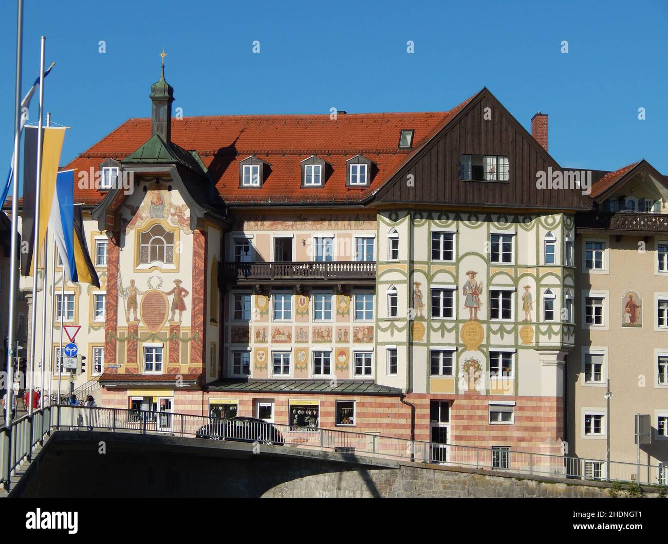 bad tölz, bad tölzs Foto Stock