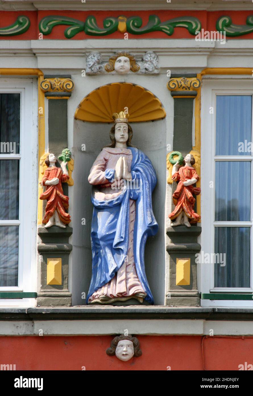 statue, immagine marien, decorazione domestica, statura Foto Stock