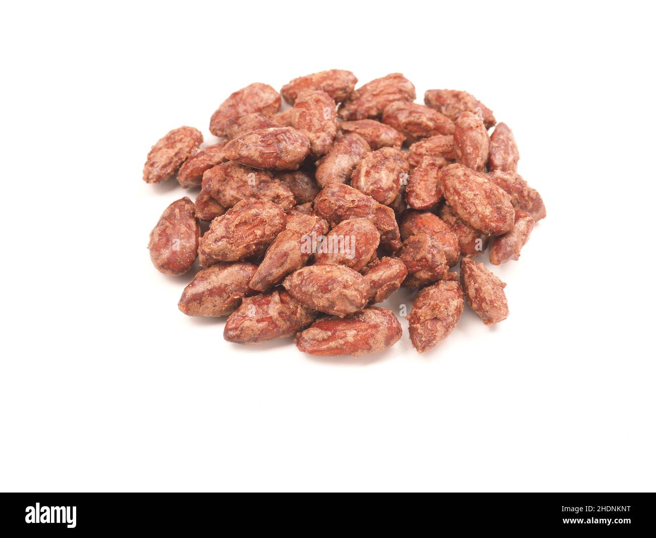 mandorle candite, arrostite, canditi Foto Stock