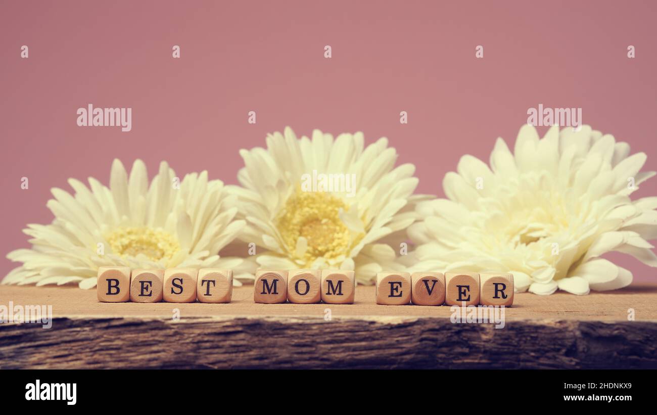 giorno delle madri, mamma migliore di sempre, giorni delle madri Foto Stock