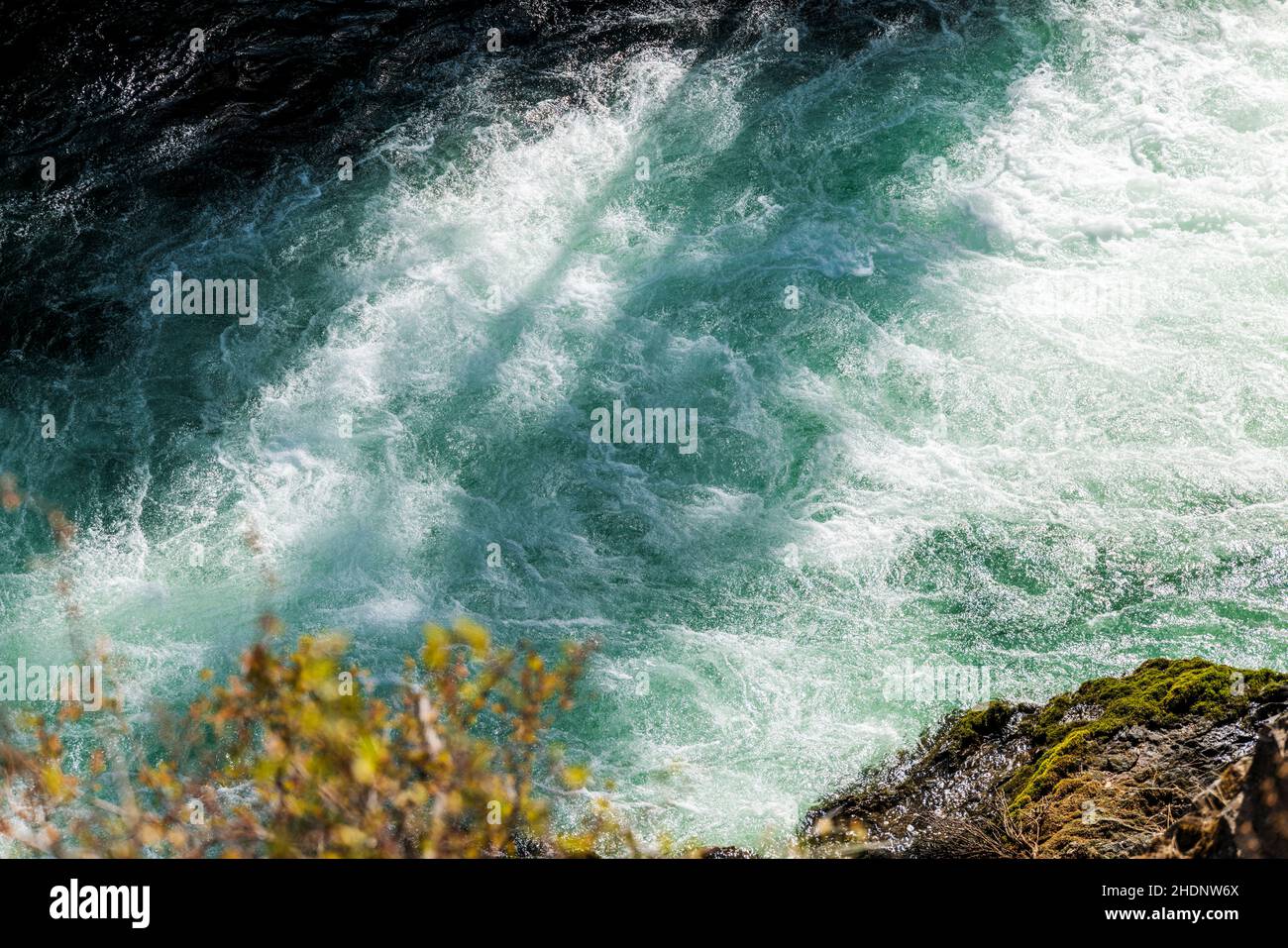 Cascate di Benham; fiume Deschutes; Near Bend; Oregon; USA Foto Stock