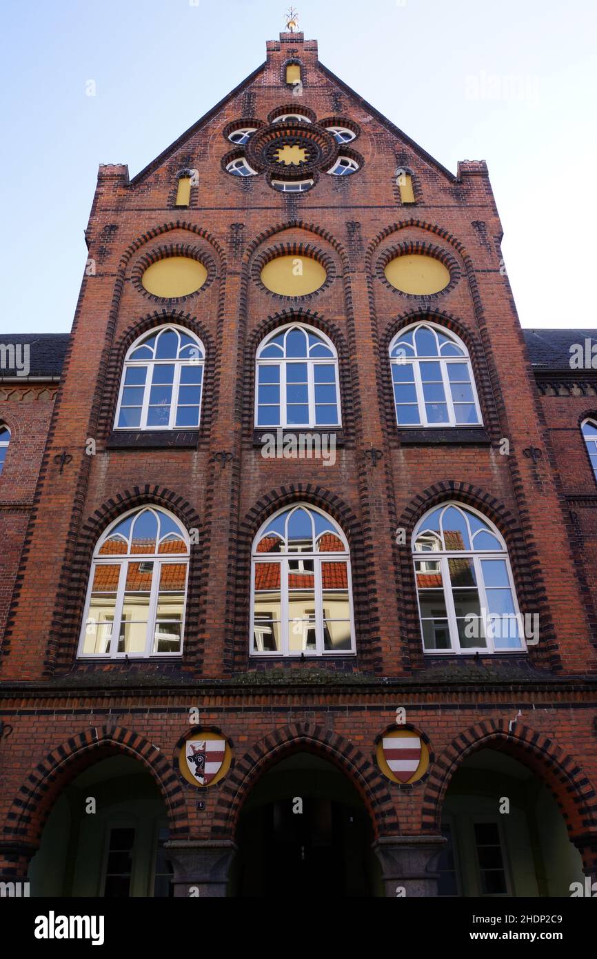 wismar, integrierte gesamtschule johann-wolfgang-von-goethe, wismars Foto Stock