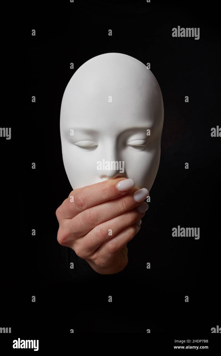 silenzioso, muto, reticente, silenzioso, muto, reticolanti Foto Stock