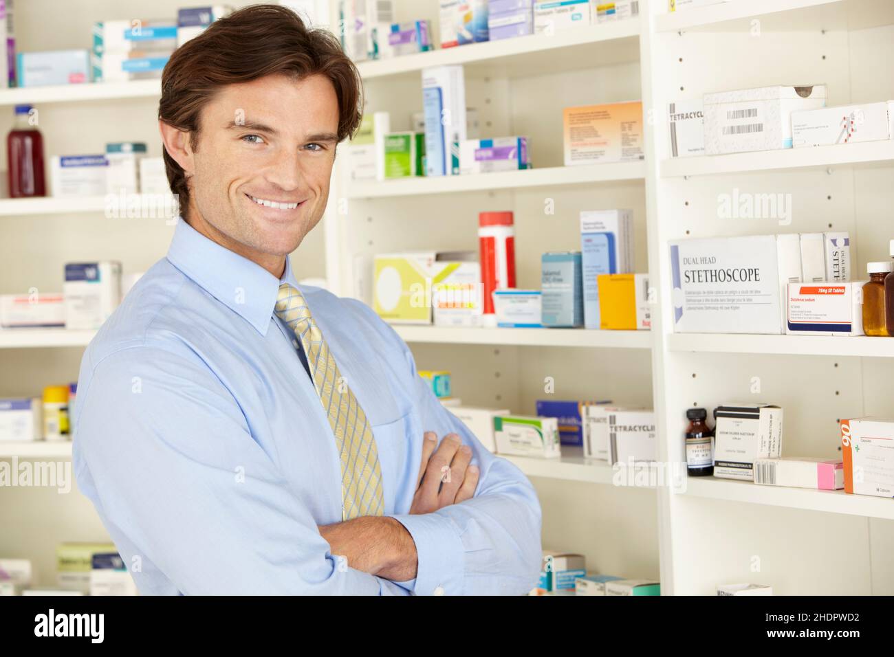 farmacia, farmacista, assistente tecnico farmaceutico, farmacie, farmacisti Foto Stock