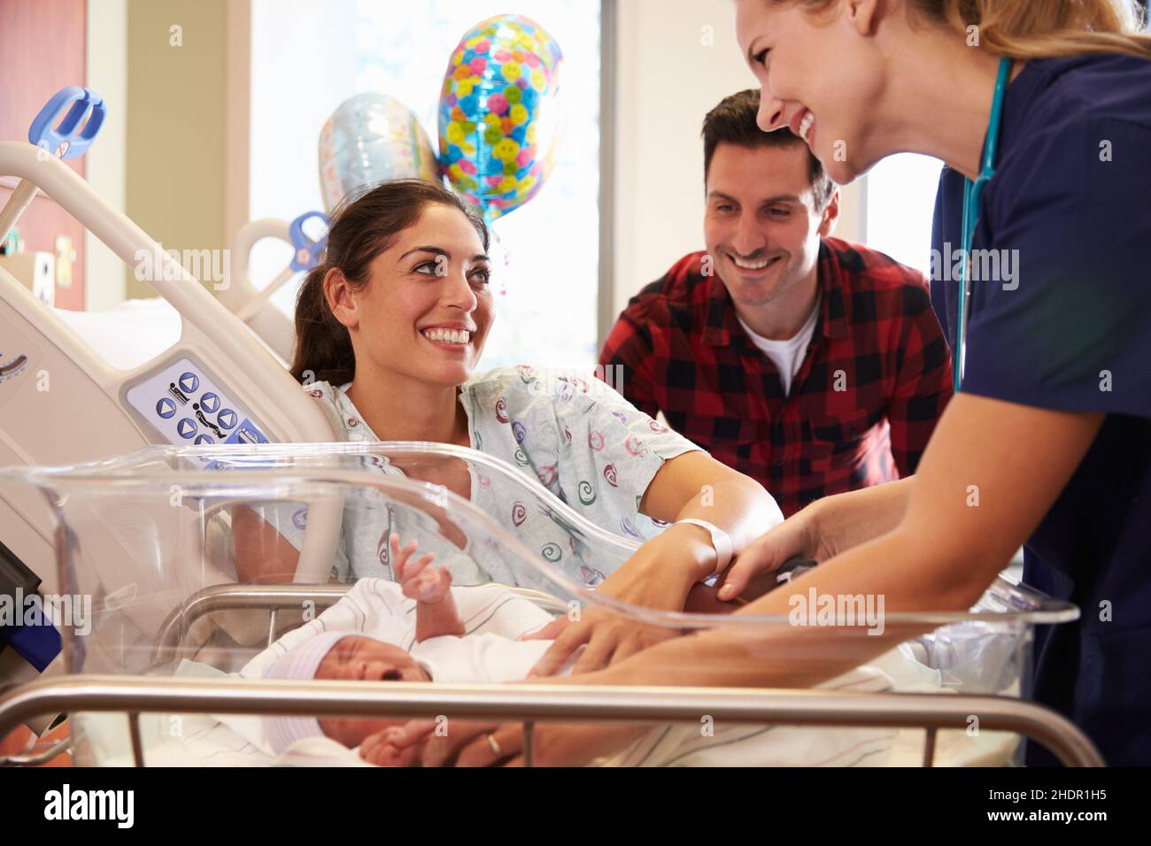 sanità e medicina, ospedale, neonato, assistenza sanitaria e medicinali, assistenza sanitaria e medicina, clinica, ospedali, centro medico, neonati Foto Stock