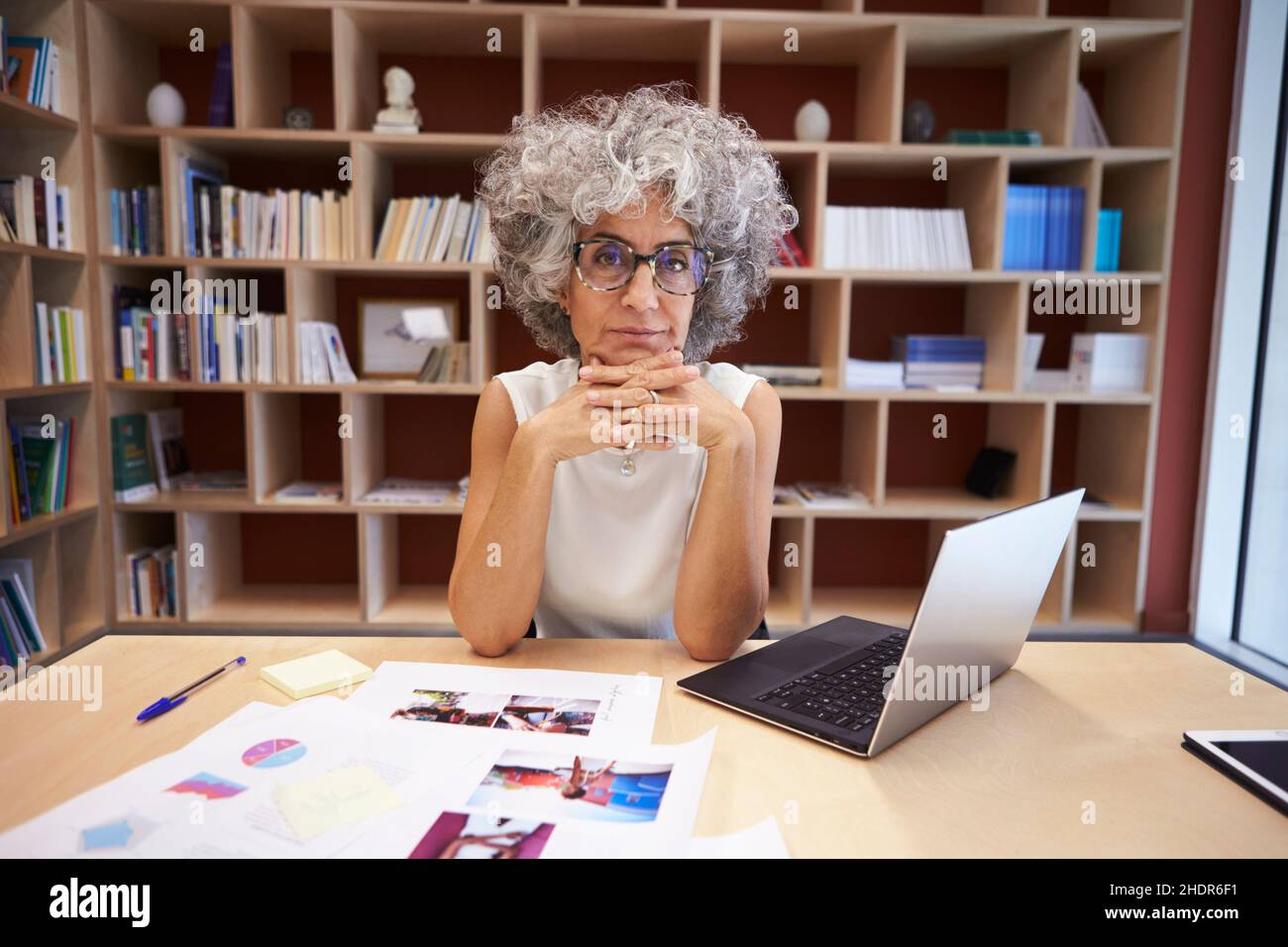 Media, rivista, scelta dell'immagine, Editor di foto, Editore, medias, riviste Foto Stock