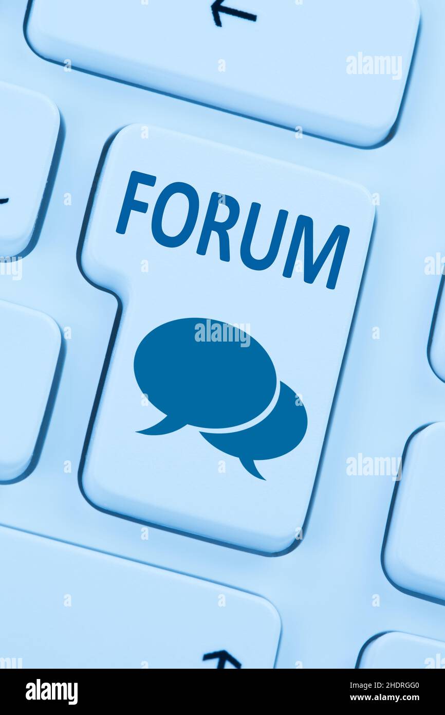forum, scambio, social network, forum, scambi Foto Stock
