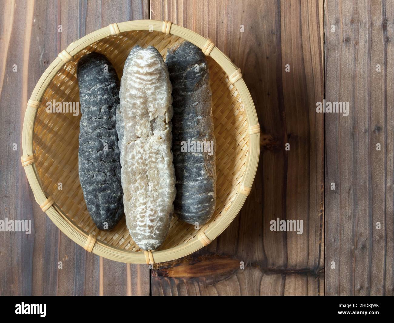 cucina asiatica, animale marino, ​​cucumber di mare, cucina asiatica, cibo asiatico, animali marini Foto Stock