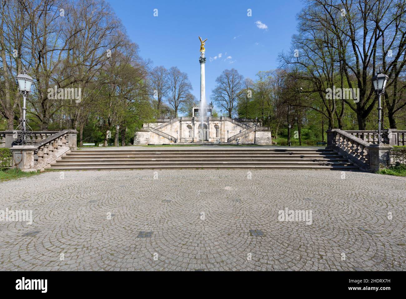 angelo della pace, monumento della pace, prinzregent-luitpold-terrasse, angelo di pace, movimenti di pace Foto Stock