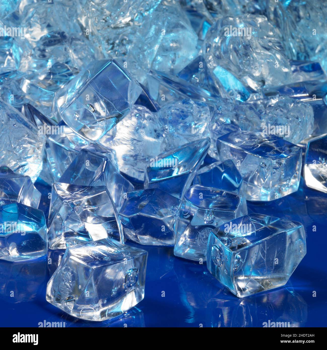 cubetti di ghiaccio, cubetti di ghiaccio Foto Stock