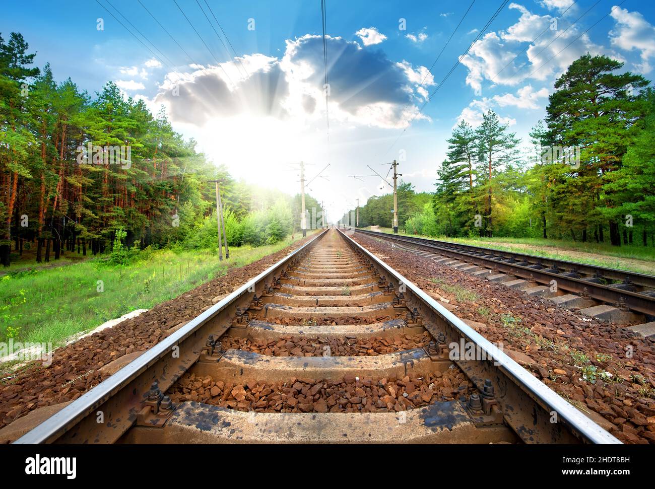 viaggio, punto di fuga, ferrovia, viaggi, viaggio, viaggi, punti di fuga, ferrovie Foto Stock