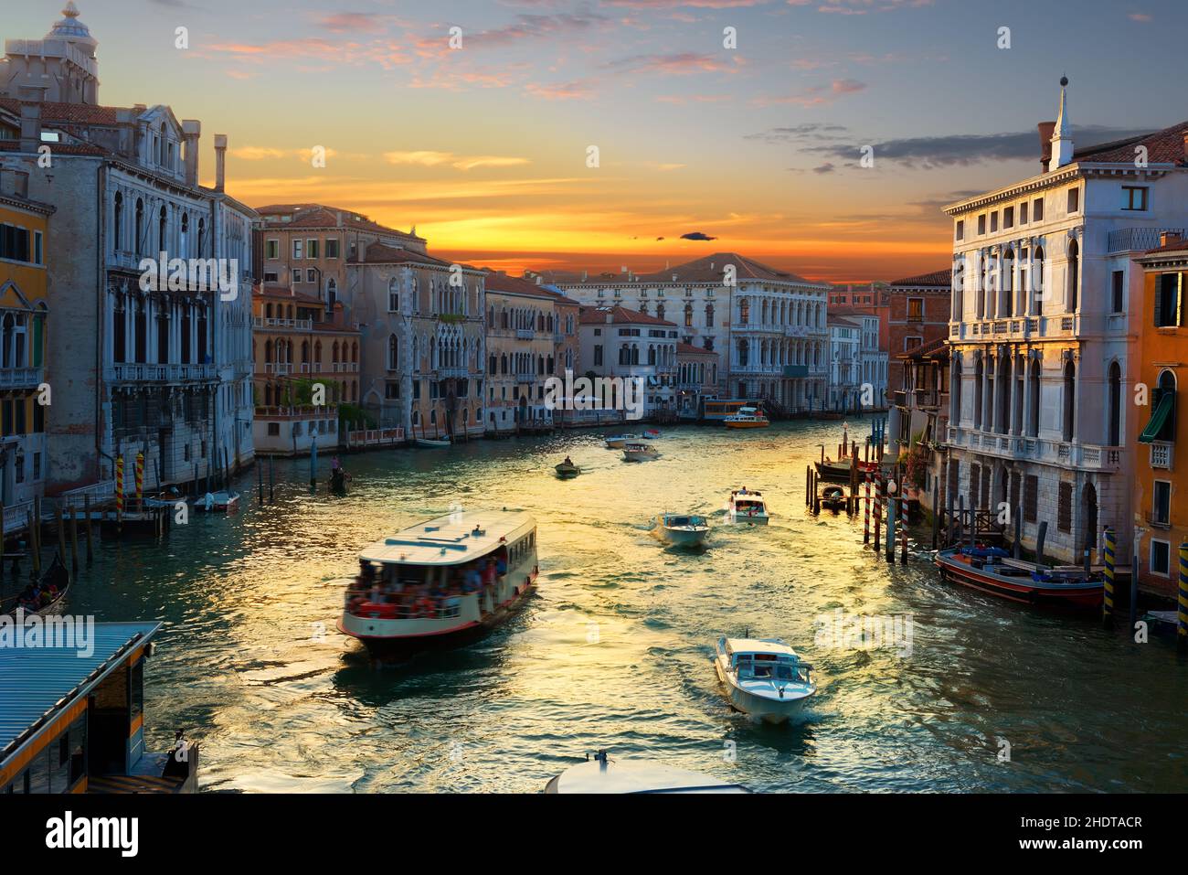 venezia, canal grande, venici, grandi canali Foto Stock