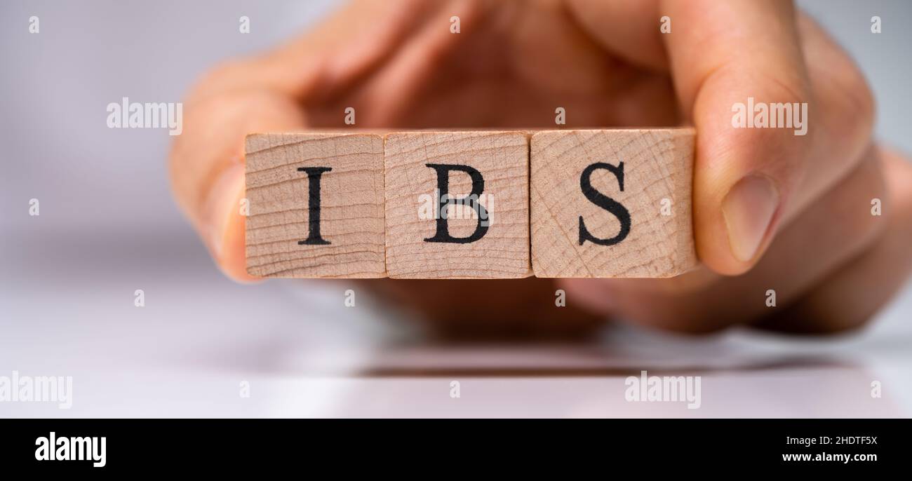 IBS malattia e trattamento della sindrome dell'intestino irritabile Foto Stock