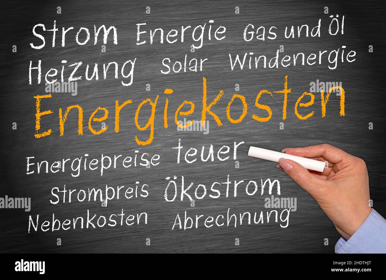 energia, costi energetici, energie Foto Stock
