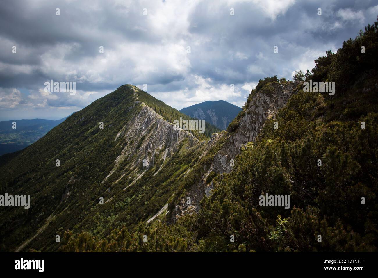 montagne di mangfall, brecherspitz, mangfallgebirges Foto Stock