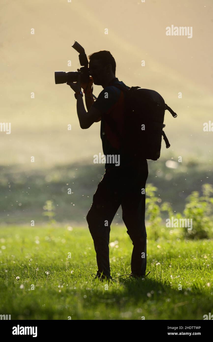 fotografo, fotografa, fotografi Foto Stock