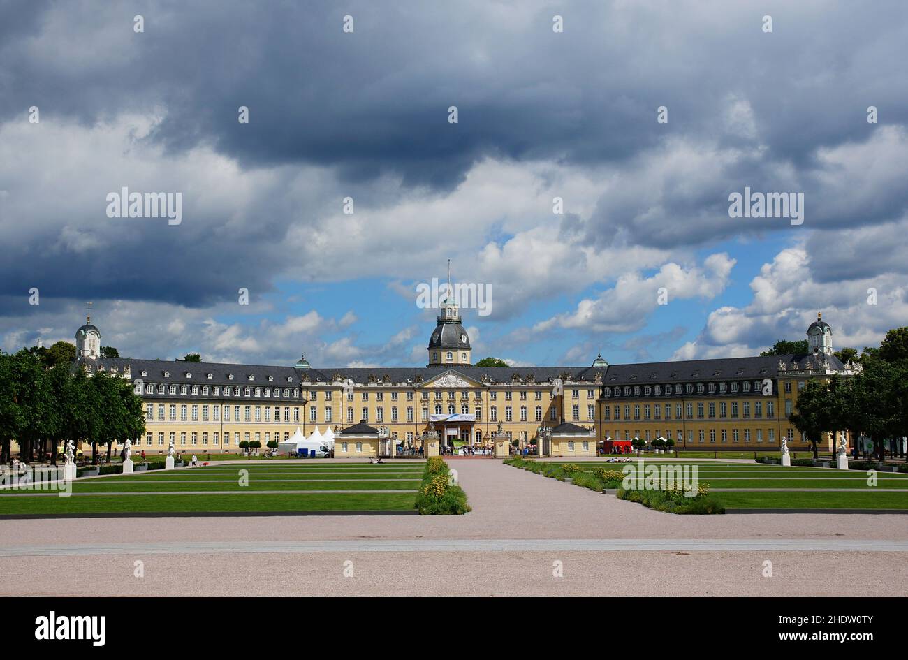 castello, karlsruhe, badisches landesmuseum, karlsruhes Foto Stock