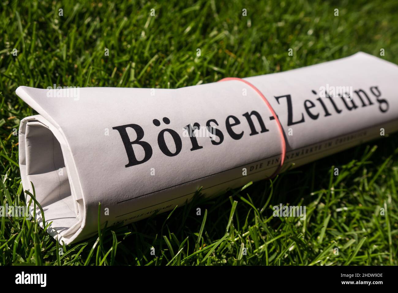 borsa, giornale, sezione di affari, azione, borsa, borsa, azioni, commercio, giornali, sezioni commerciali Foto Stock