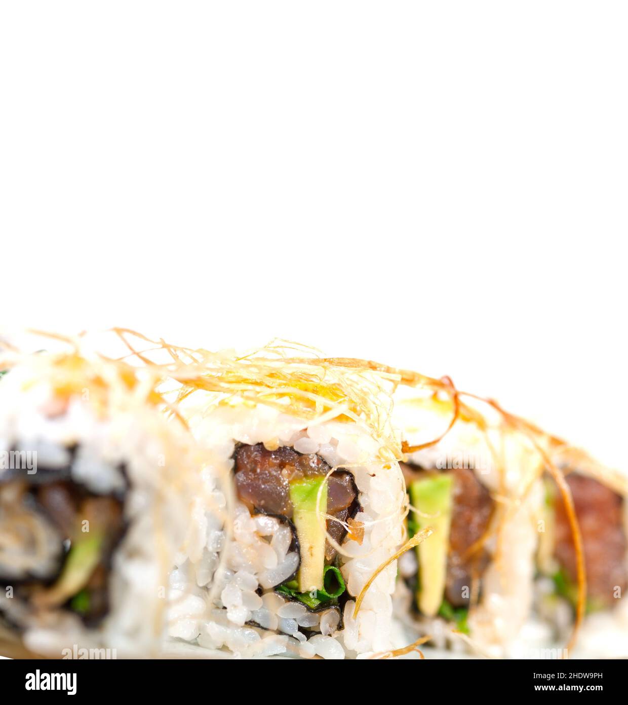 sushi, dentro fuori rotoli, sushi Foto Stock