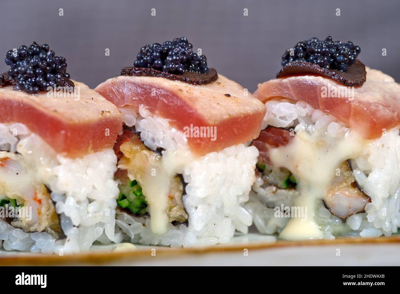 sushi, sashimi, sushi, sashimis Foto Stock