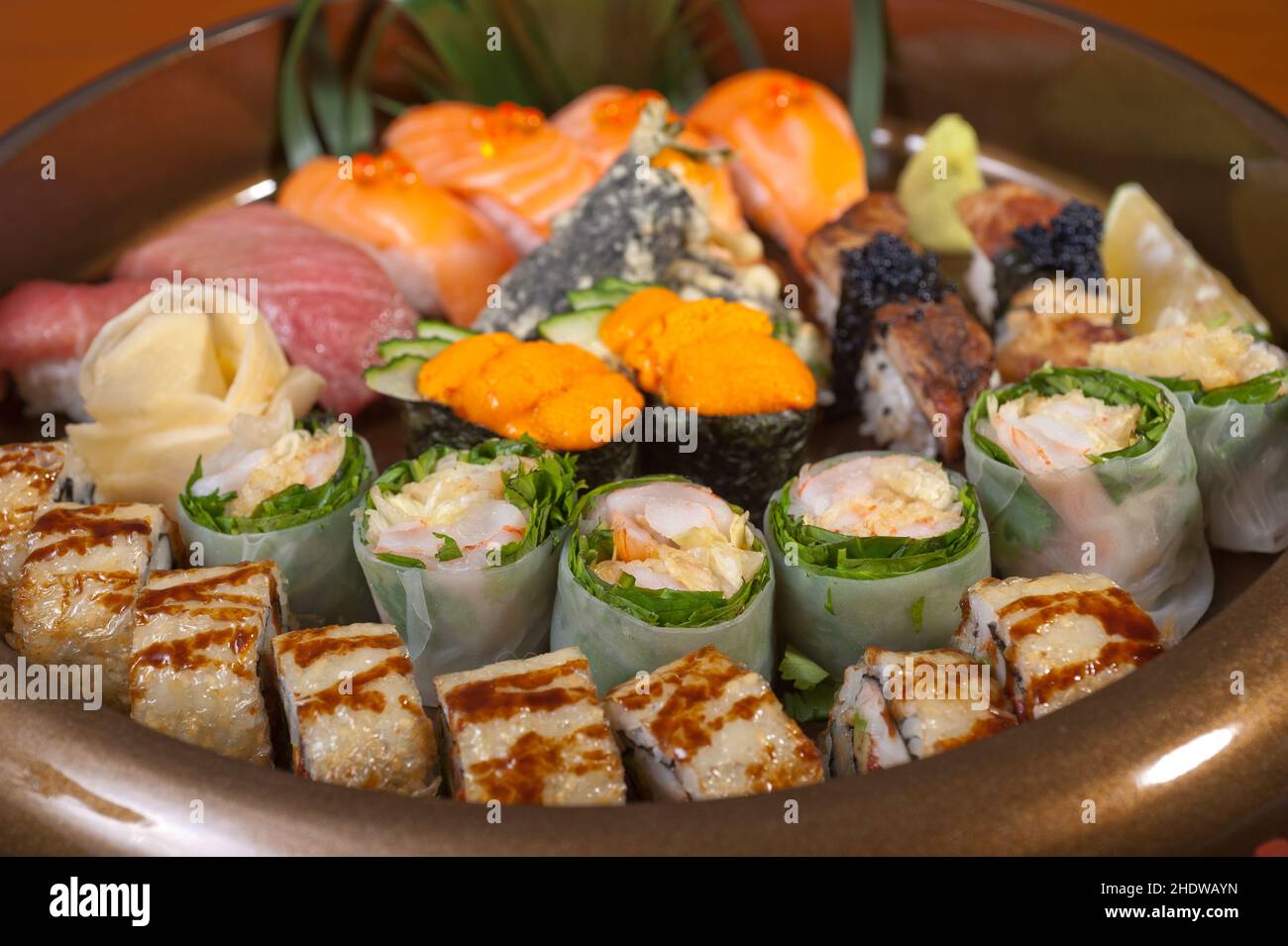 sushi, cucina giapponese, sushi, cucina giapponese, cibo giapponese Foto Stock