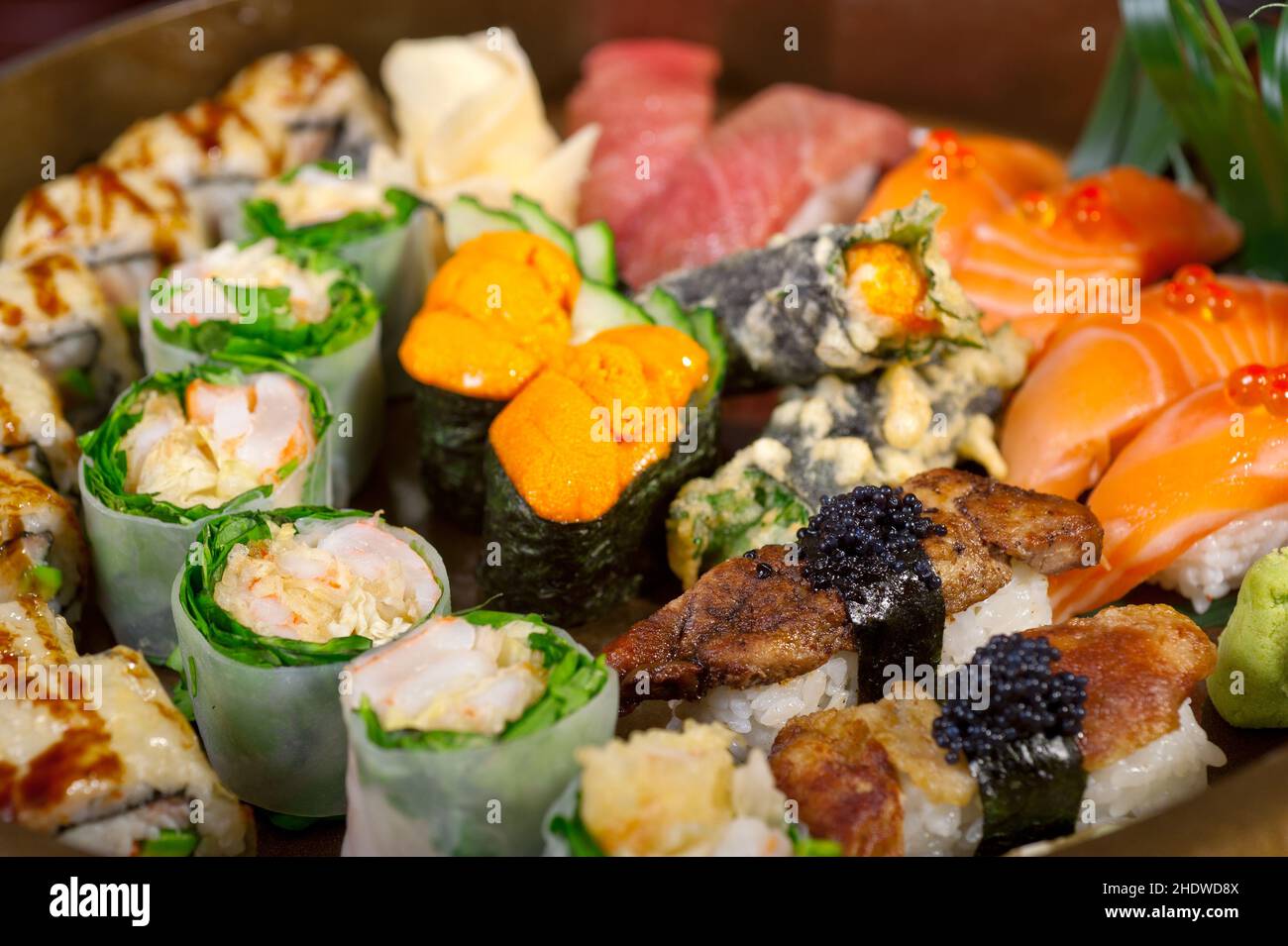 sushi, cucina giapponese, sushi, cucina giapponese, cibo giapponese Foto Stock